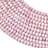 Electroplate Rondelle Glass Beads Strands GL-T021-2x2.5mm-17-20-3