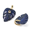 Dyed Natural Lapis Lazuli Pendants GG-CBA105B-01L-G-2