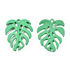 Spray Painted Alloy Pendants PALLOY-N155-114A-1