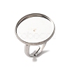 304 Stainless Steel Adjustable Ring Components STAS-B098-03G-P-1