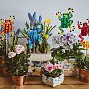 4Pcs Metal Frog Garden Decors JX177A-5