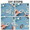 PandaHall Elite DIY Geometry Earring Making Kit DIY-PH0013-60-4