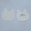 Paper Earring Card Holder for Earring Display CDIS-WH0019-08-1