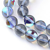 Synthetic Moonstone Beads Strands G-R375-12mm-B03-1