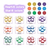 240Pcs 12 Style Handmade Polymer Clay Beads CLAY-YW0001-29-2