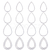 60Pcs 3 Sizes 304 Stainless Steel Linking Ring STAS-SC0007-44-1