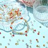 50G 10 Colors Transparent Acrylic Beads FIND-CJ0002-86-6