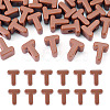 Opaque Acrylic European Beads OACR-TAC0019-006T-1