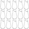 60Pcs 316 Surgical Stainless Steel Hoop Earrings Findings STAS-BBC0010-02-7