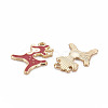 Alloy Enamel Pendants X-ENAM-S126-062B-NR-3