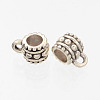 Charm Carrier Barrel Tibetan Silver Tube Bails AB644H-2
