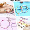 Flat Round Handmade Polymer Clay Beads CLAY-R067-6.0mm-37-4