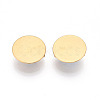 PVD Vacuum Plating 304 Stainless Steel Brooch Cabochon Settings X-STAS-E547-08J-G-2