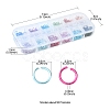 600Pcs 12 Colors Aluminum Wire Open Jump Ring Sets DIY-FS0004-14-5