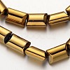 Electroplate Non-magnetic Synthetic Hematite Beads Strands G-F300-02-03-1