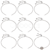 20Pcs Adjustable 304 Stainless Steel Box Chain Slider Bracelets Making STAS-BBC0008-75-1