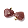 Natural Mixed Gemstone Pendants G-P588-01G-3