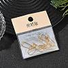 SHEGRACE Brass Earring Hooks XGR0003G-42G-6