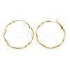 304 Stainless Steel Hoop Earrings EJEW-I320-25G-02-4