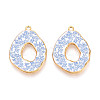 304 Stainless Steel Enamel Pendants STAS-OY002-90G-01-1