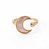 Brass Peg Bails Cuff Finger Ring Settings X-KK-T062-70G-NF-1