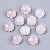 Natural Rose Quartz Cabochons G-N326-59H-1