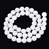 Dyed Natural White Jade Round Bead Strands G-Q937-6mm-20-2