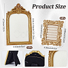 2Pcs 2 Styles TPR Covered with Velvet Necklace & Ring Display Photo Frames Sets ODIS-SP0001-13-2