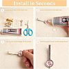 DIY Blank Tie Clip Making Kit DIY-FH0004-72-3