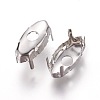 Non-Tarnish 201 Stainless Steel Sew on Prong Settings STAS-L229-02P-2