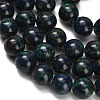 Natural Azurite Beads Strands G-Z110-C05-8mm-4