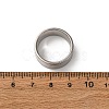 201 Stainless Steel Wide Band Finger Rings RJEW-K252-02E-P-5