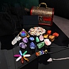 Natural Gemstone Rune Stones PW-WGCC561-01-3