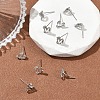 SHEGRACE Brass Micro Pave Cubic Zirconia Stud Earring XGRQ4N832-705P-4