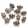 Tibetan Style Alloy Beads TIBEB-7681-AB-NR-1