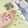 25 Pairs 304 Stainless Steel Bowknot Stud Earring Findings STAS-ME0003-34P-3