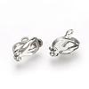 Iron Clip-on Earring Findings KK-R071-06P-1