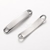 Tarnish Resistant Rectangle 304 Stainless Steel Links connectors STAS-I045-39-1