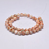 Natural Red Netstone Beads Strands X-G-F352-8mm-2