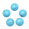 Synthetic Turquoise Cabochons G-P393-R13-14.5mm-1