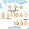 8pcs 4 style 304 Stainless Steel Pendants STAS-BBC0001-65-2