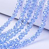 Electroplate Glass Beads Strands EGLA-A034-T3mm-B09-1