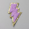 Lightning Bolt Computerized Towel Embroidery Polyester Iron on Patches PATC-WH0012-20D-1