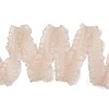 20 Yards Polyester Pleated Elastic Lace Trim SRIB-M015-01F-2