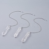 Natural Quartz Crystal Pointed Dowsing Pendulums G-J386-A08-1