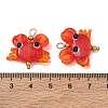 304 Stainless Steel & Glass Pendants GL-CBADB9D-01G-3