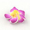 Handmade Polymer Clay 3D Flower Plumeria Beads X-CLAY-Q192-30mm-07-2
