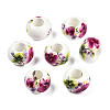 Handmade Porcelain European Beads CF262Y-3