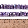 Anti-Tarnish Electroplate Glass Beads Strands GLAA-T025-10mm-11O-2