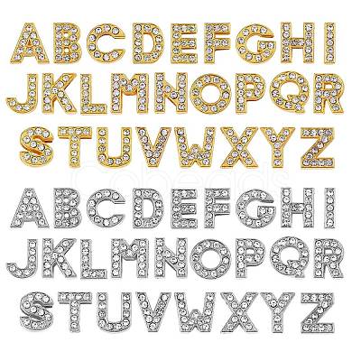 2 Sets 2 Styles Eco-Friendly Zinc Alloy Slide Charms ALRI-SZ0001-02-1